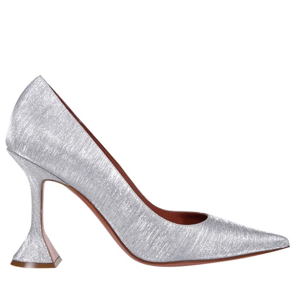 Amina Muaddi Ami Pointed Toe Pumps - Picture 1 of 6